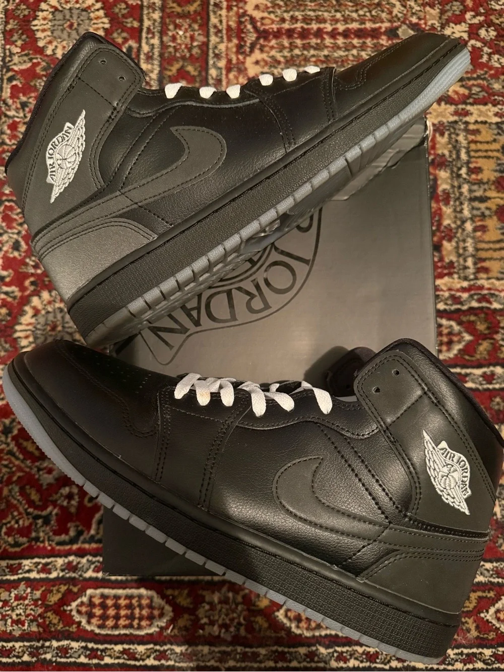 Jordan 1 Mid SE Black Metallic Reimagined - Men’s High-Top Sneakers